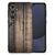 Samsung Galaxy S24 FE Houten Print Telefoonhoesje Steigerhout houten print achterzijde