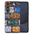 Samsung Galaxy S24 FE Silicone Back Case Kentekenplaten vintage print achterzijde