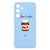 Samsung Galaxy S24 FE Siliconen Case Nut Home design blauw aanzicht