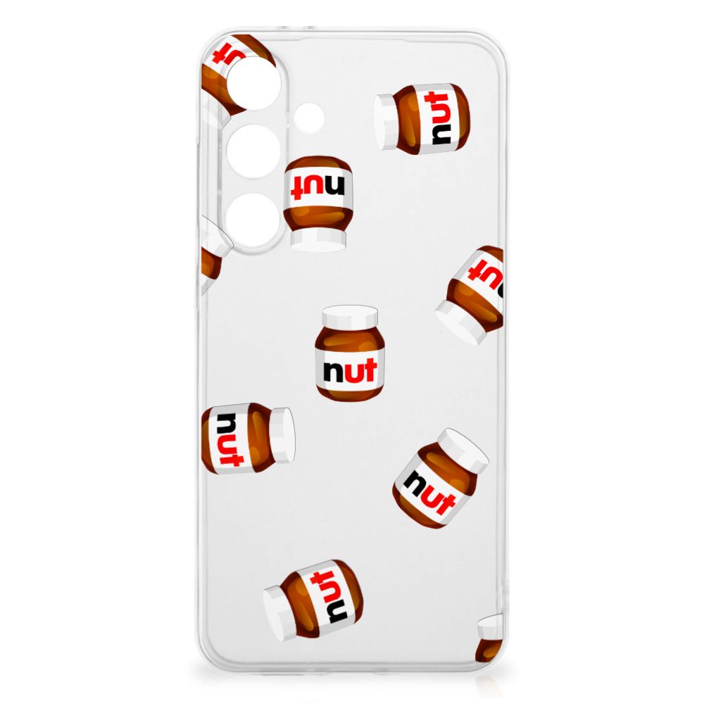 Samsung Galaxy S24 FE Siliconen Case Nut Jar nut jar design voorkant
