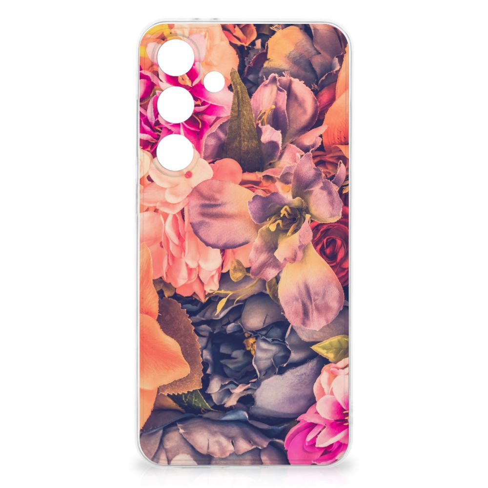 Samsung Galaxy S24 FE TPU Case Bosje Bloemen bloemen voorkant