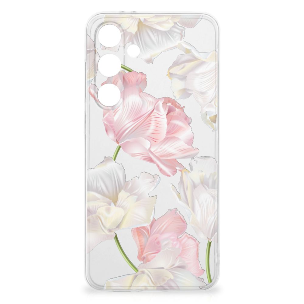 Samsung Galaxy S24 FE TPU Case Lovely Flowers bloemen design achterzijde