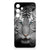 Samsung Galaxy S24 FE TPU Hoesje Tijger tijger zwart wit voorkant