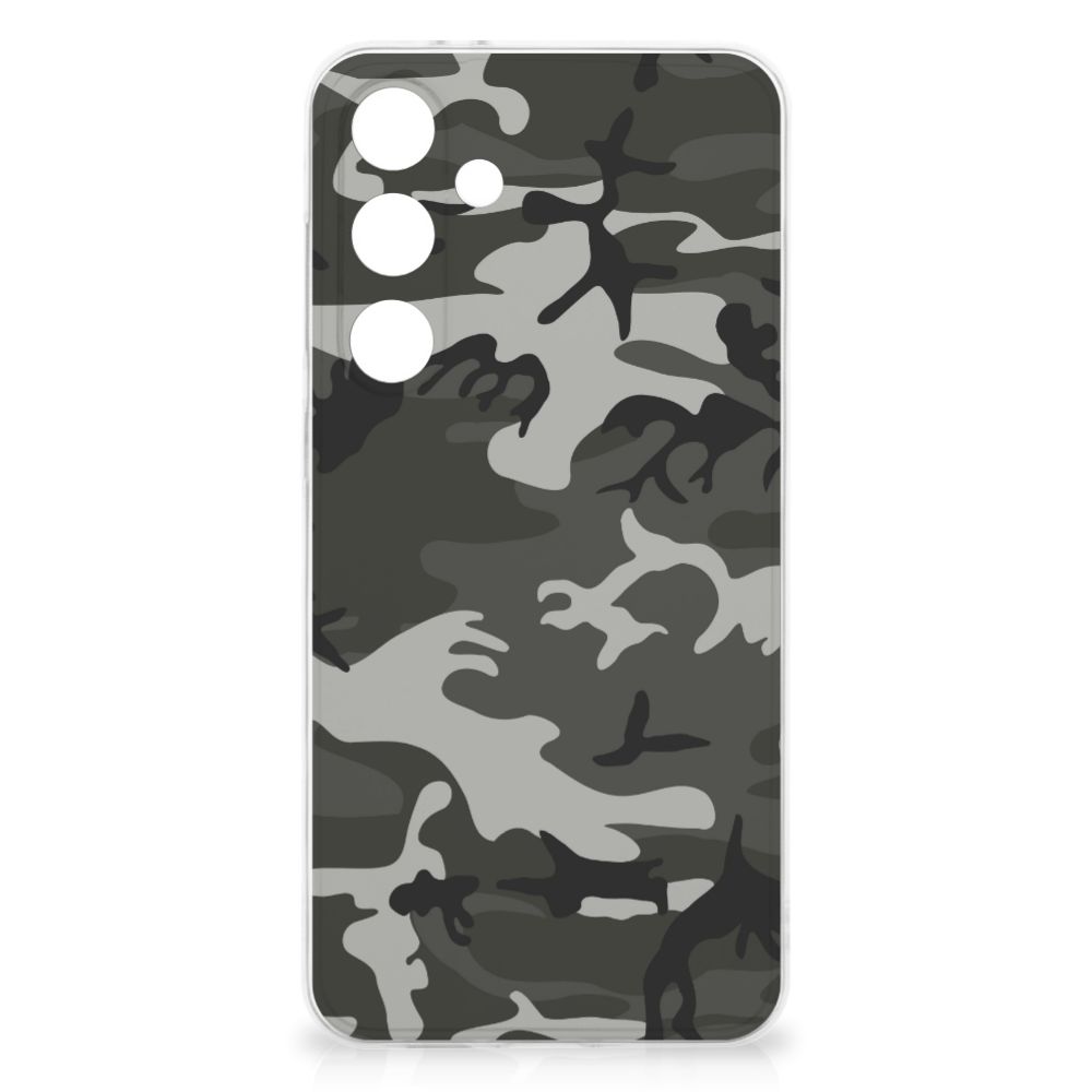 Samsung Galaxy S24 FE TPU bumper Army Light camouflage achterzijde