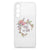 Samsung Galaxy S24 FE Telefoonhoesje met Naam Boho Text bloemen design frontaanzicht