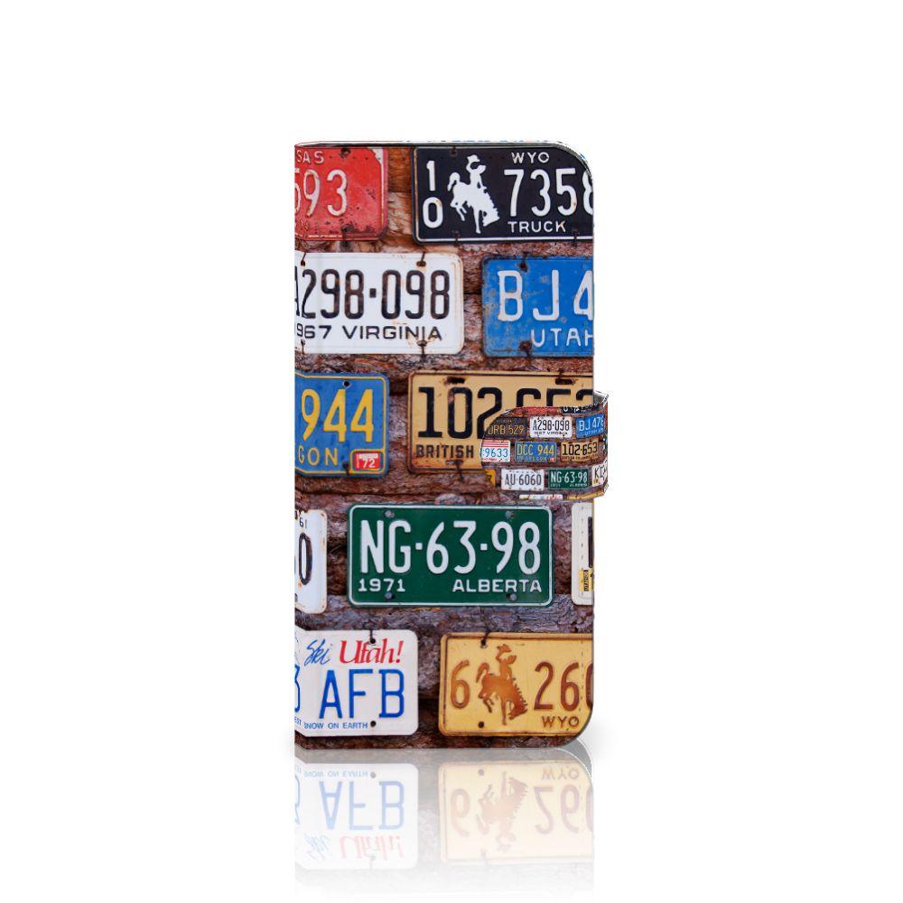 Samsung Galaxy S24 FE Telefoonhoesje met foto Kentekenplaten design kentekenplaten aanzicht