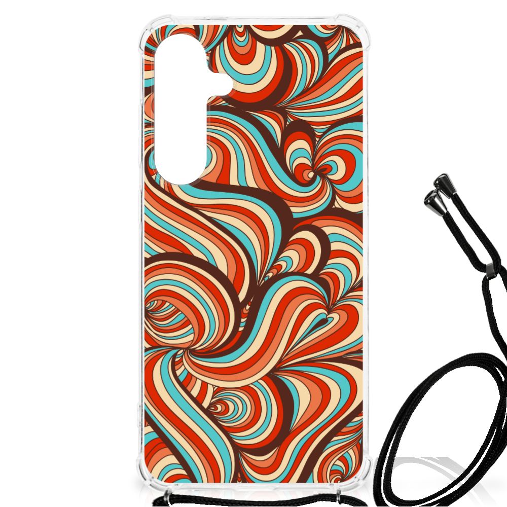 Samsung Galaxy S24 Plus Back Cover Retro design retro aanzicht