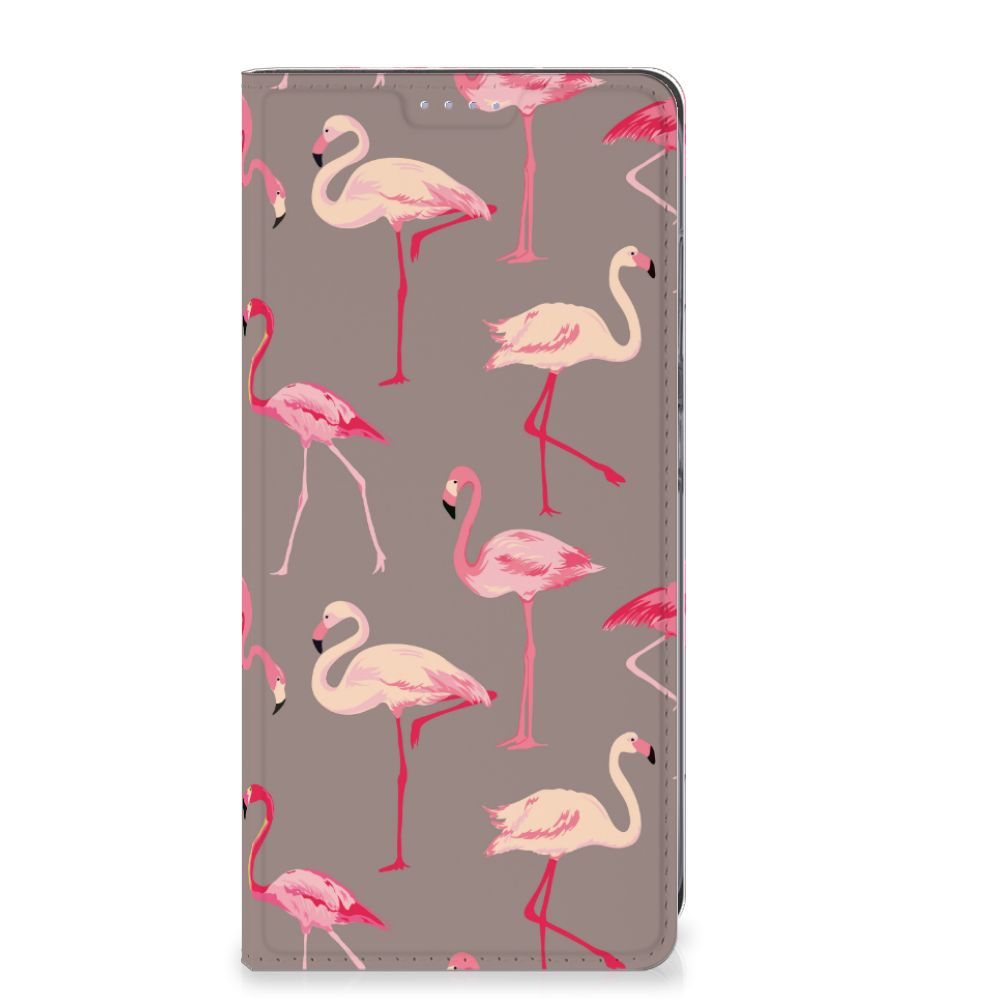 Samsung Galaxy S24 Plus Hoesje maken Flamingo flamingo ontwerp voorkant