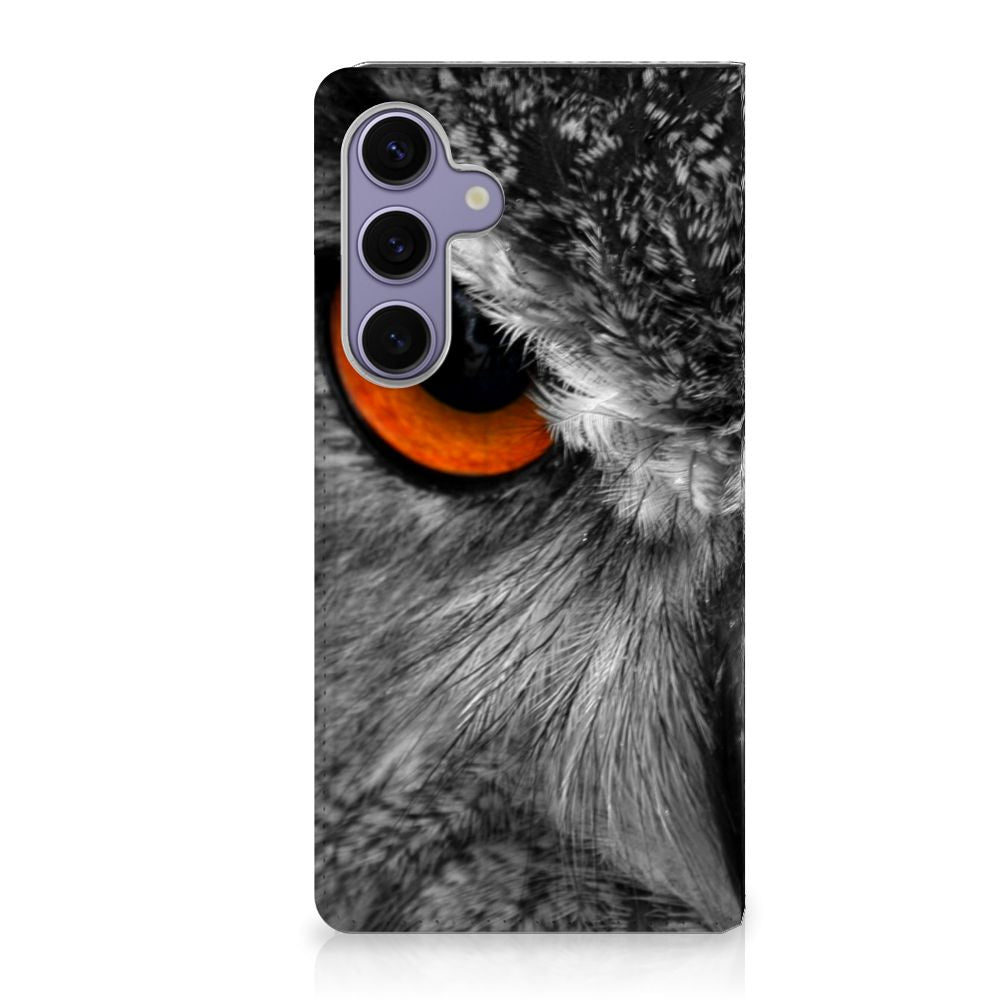 Samsung Galaxy S24 Plus Hoesje maken Uil uil design achterzijde