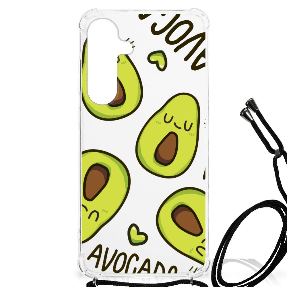 Samsung Galaxy S24 Plus Stevig Bumper Hoesje Avocado Singing B2C Telecom