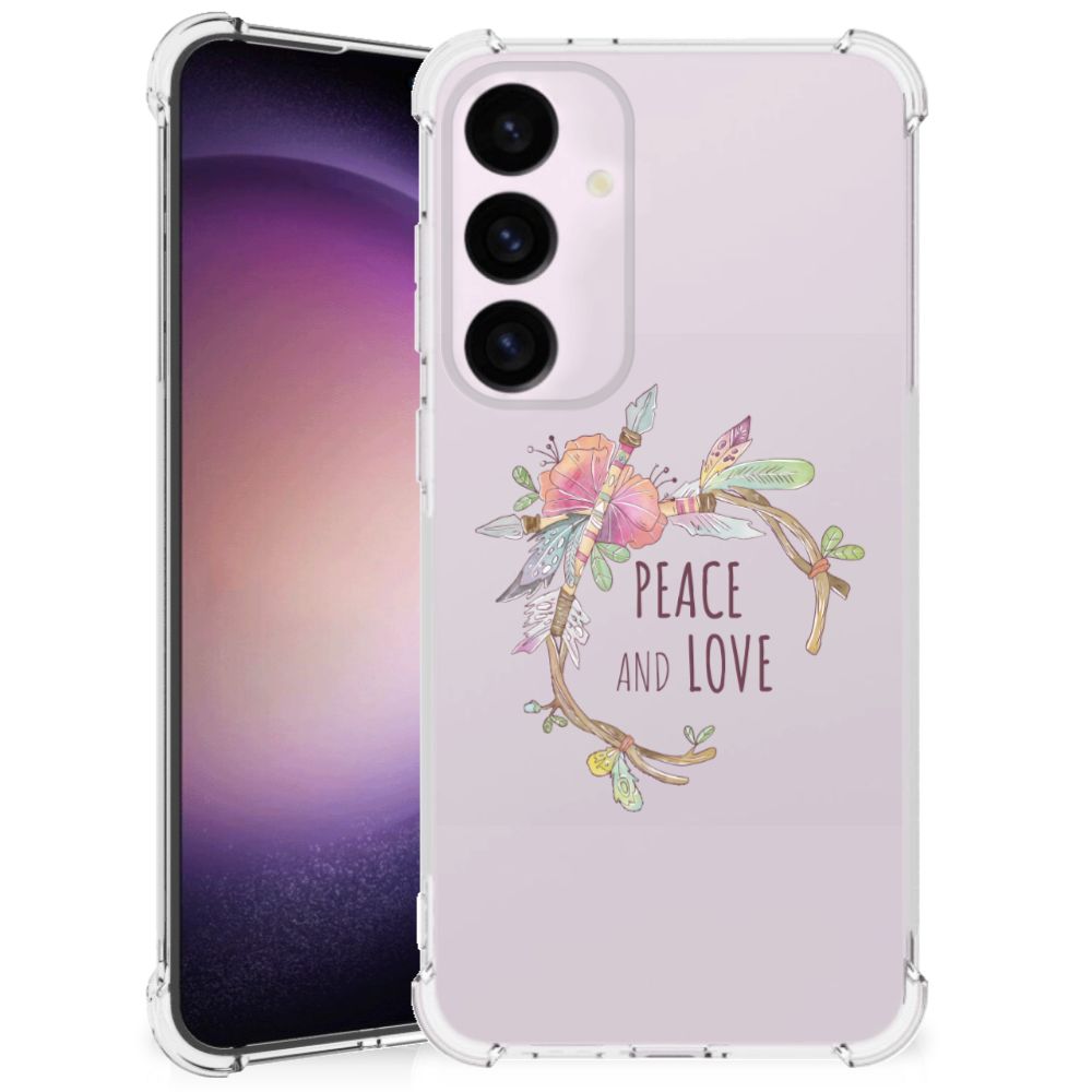 Samsung Galaxy S24 Plus Stevig Bumper Hoesje Boho Text B2C Telecom