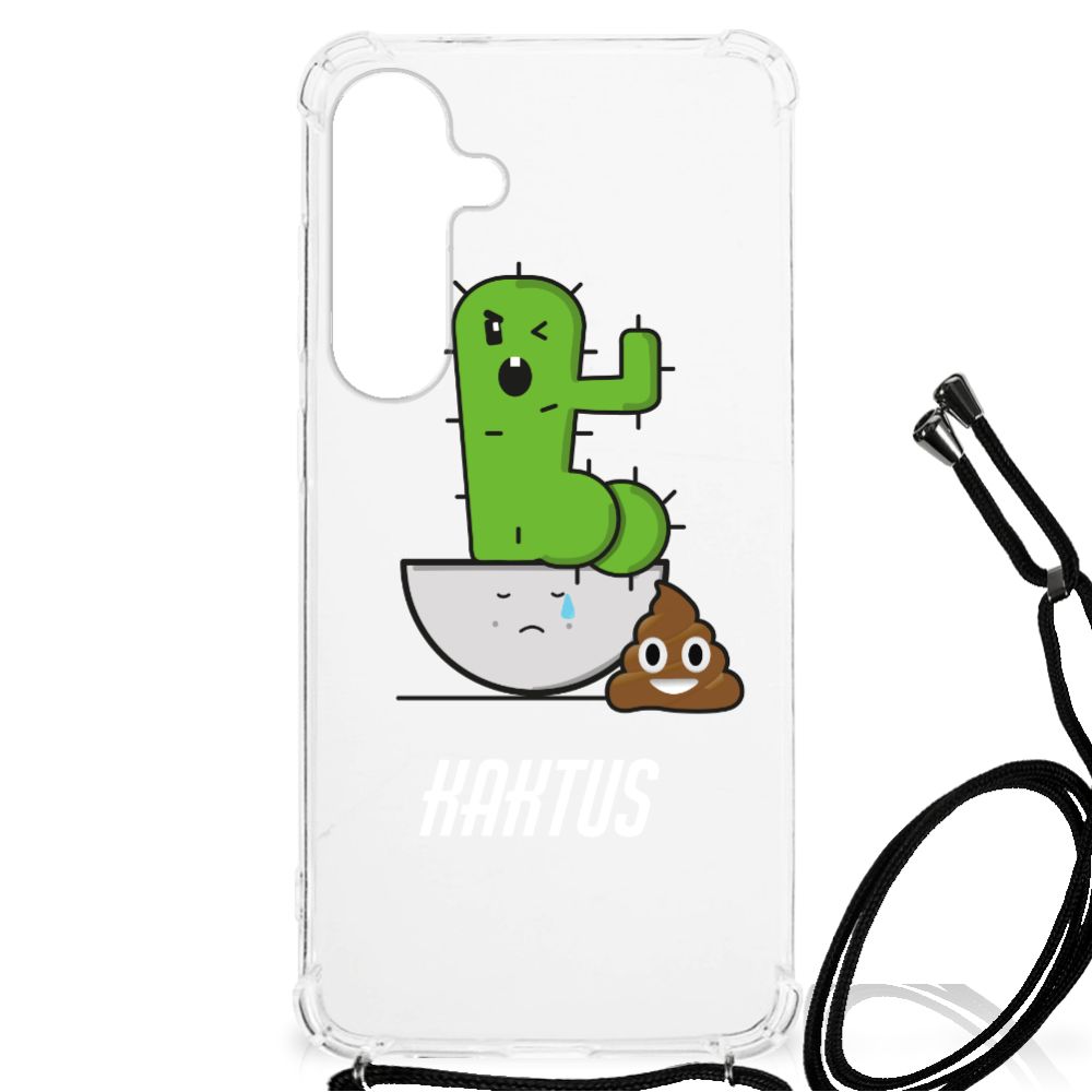 Samsung Galaxy S24 Plus Stevig Bumper Hoesje Cactus Poo B2C Telecom