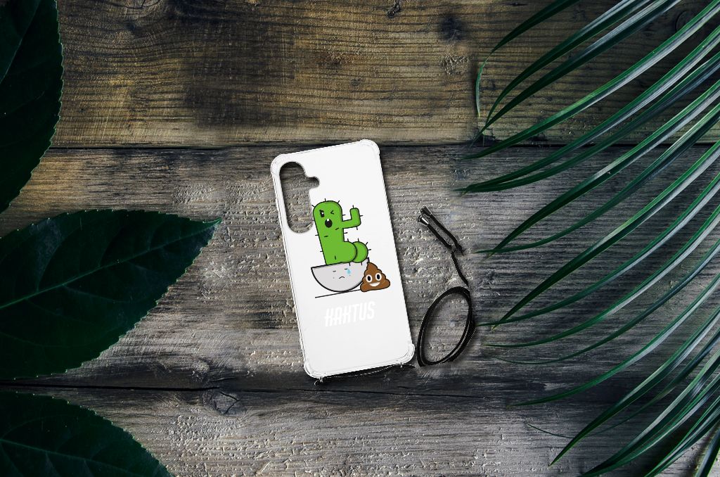 Samsung Galaxy S24 Plus Stevig Bumper Hoesje Cactus Poo B2C Telecom