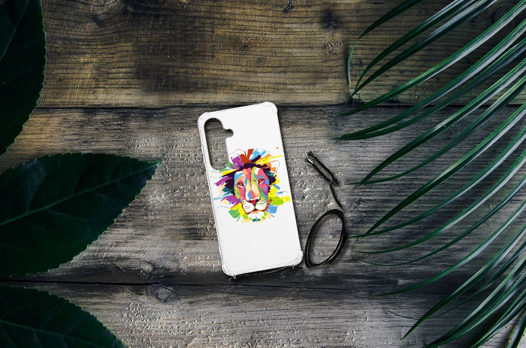 Samsung Galaxy S24 Plus Stevig Bumper Hoesje Lion Color B2C Telecom