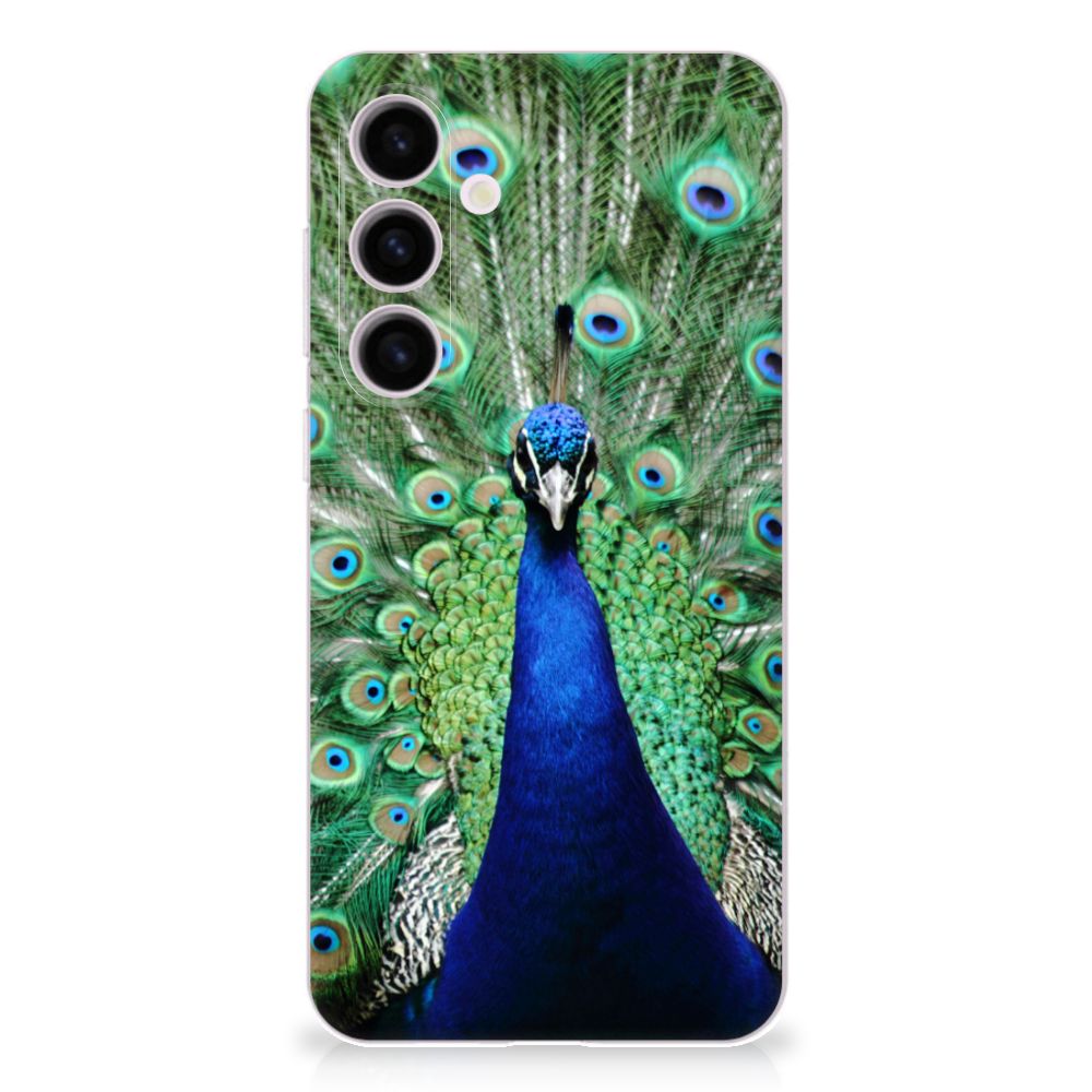 Samsung Galaxy S24 Plus TPU Hoesje Pauw pauw achterzijde design