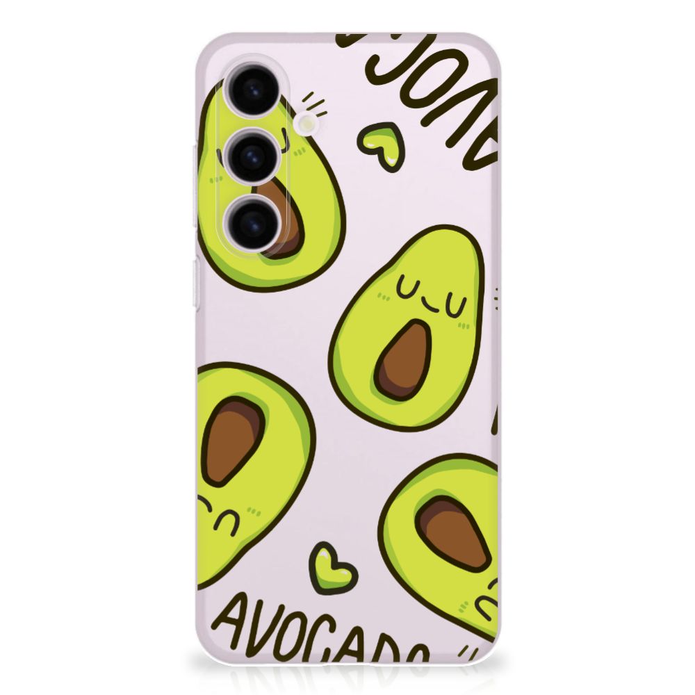 Samsung Galaxy S24 Plus Telefoonhoesje met Naam Avocado Singing