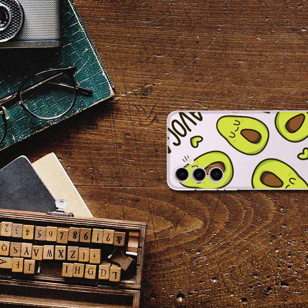 Samsung Galaxy S24 Plus Telefoonhoesje met Naam Avocado Singing