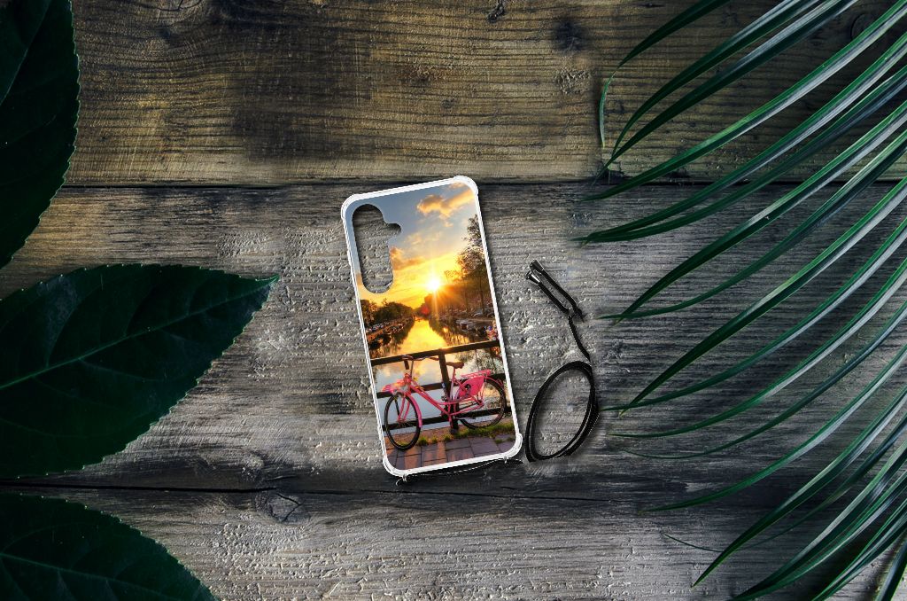 Samsung Galaxy S24 Plus Telefoonhoesje met valbescherming Amsterdamse Grachten B2C Telecom