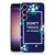 Samsung Galaxy S24 Silicone-hoesje Flowers Blue DTMP voorkant bloemen ontwerp