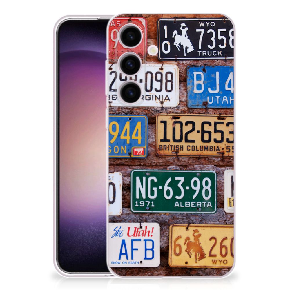 Samsung Galaxy S24 Siliconen Hoesje met foto Kentekenplaten B2C Telecom