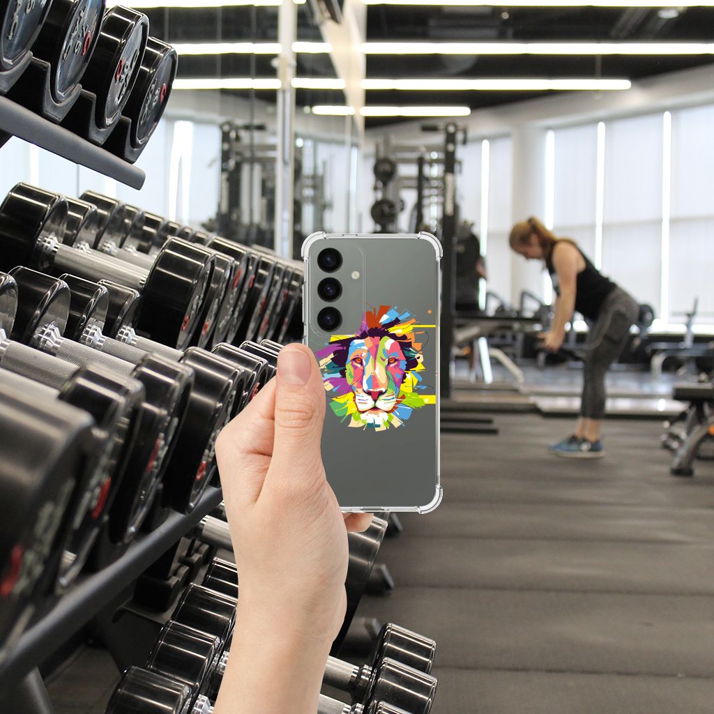 Samsung Galaxy S24 Stevig Bumper Hoesje Lion Color B2C Telecom