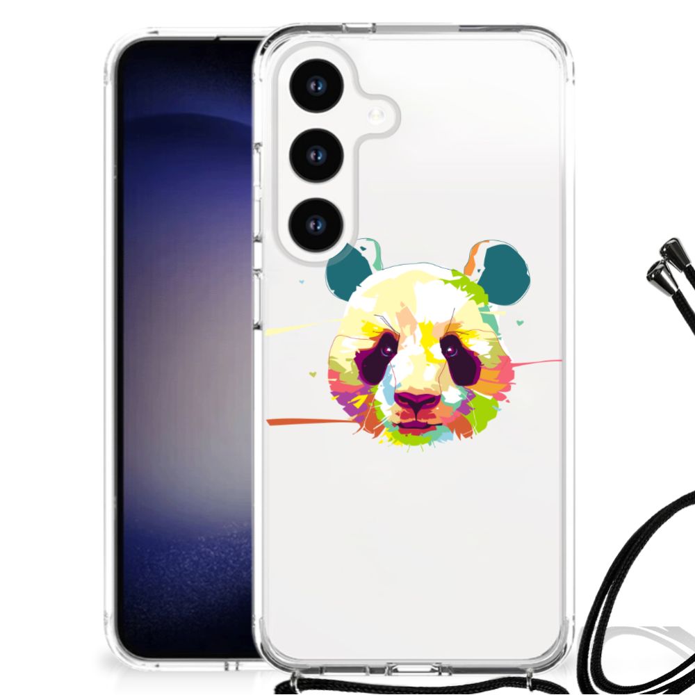 Samsung Galaxy S24 Stevig Bumper Hoesje Panda Color B2C Telecom