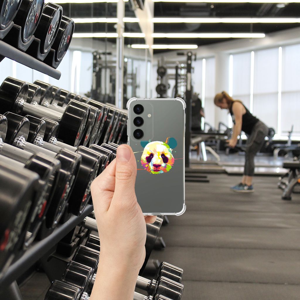 Samsung Galaxy S24 Stevig Bumper Hoesje Panda Color B2C Telecom