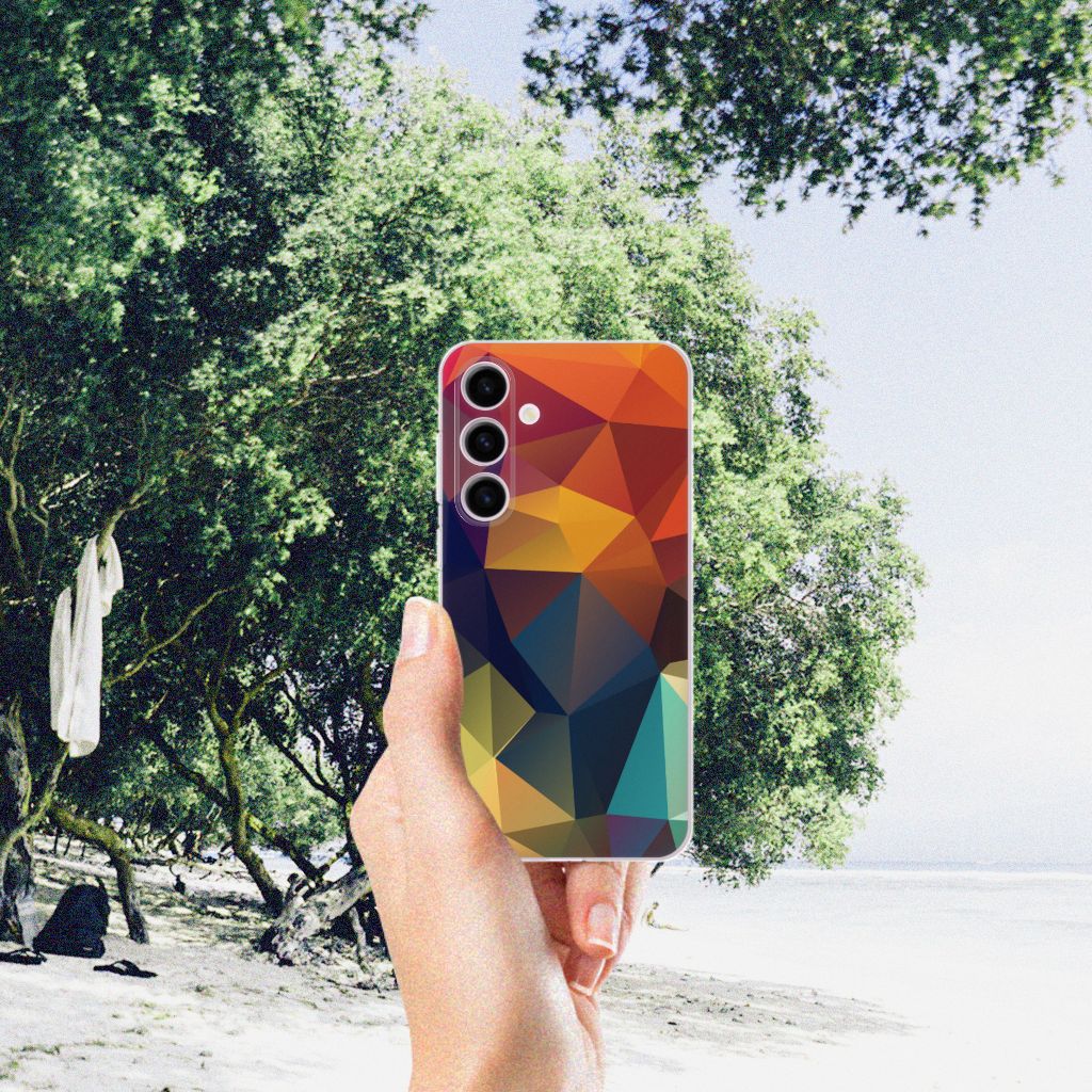 Samsung Galaxy S24 TPU Hoesje Polygon Color B2C Telecom