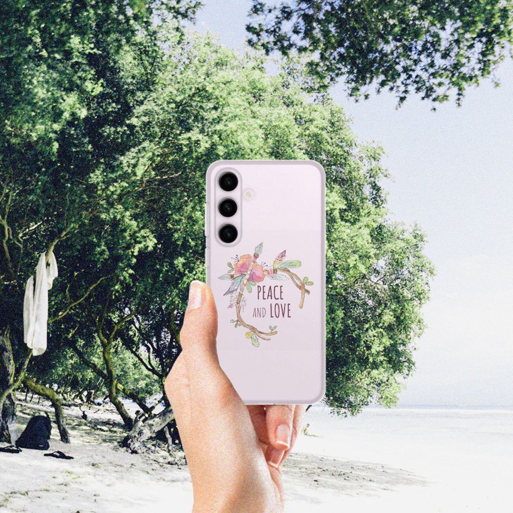 Samsung Galaxy S24 Telefoonhoesje met Naam Boho Text B2C Telecom