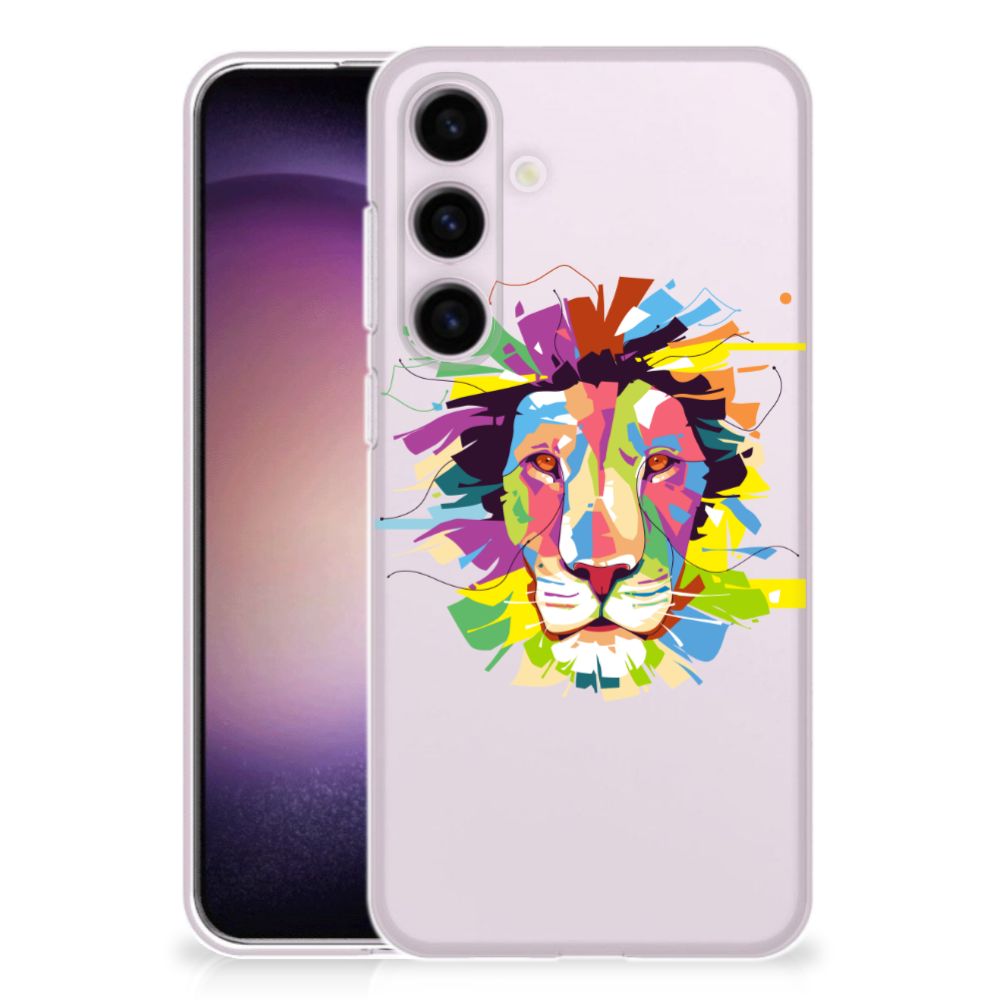 Samsung Galaxy S24 Telefoonhoesje met Naam Lion Color B2C Telecom