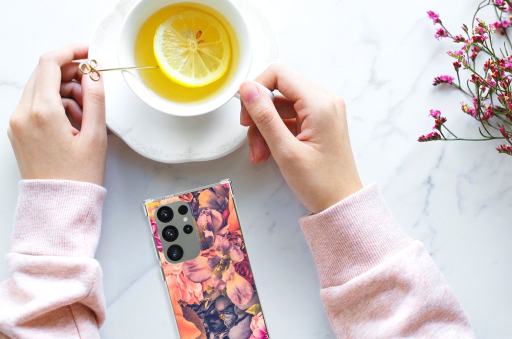 Samsung Galaxy S24 Ultra Case Bosje Bloemen B2C Telecom