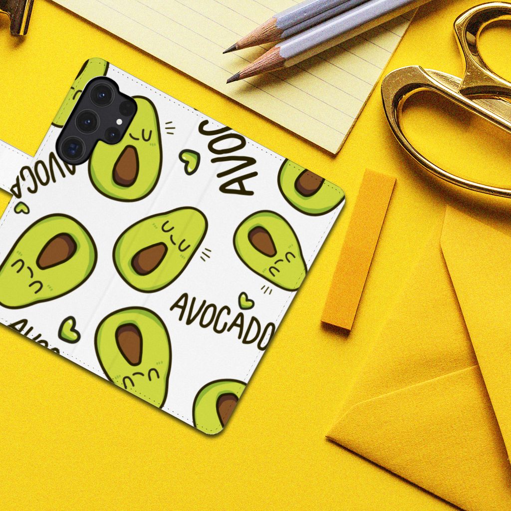 Samsung Galaxy S24 Ultra Leuk Hoesje Avocado Singing avocado design hoesje