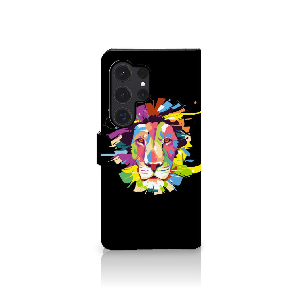 Samsung Galaxy S24 Ultra Leuk Hoesje Lion Color telefoonhoesje kleurrijk design voorkant