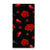 Samsung Galaxy S24 Ultra Magnet Case Valentine ontwerp zwart rode rozen harten