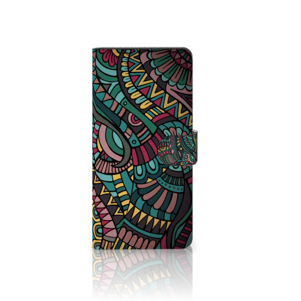 Samsung Galaxy S24 Ultra Telefoon Hoesje Aztec telefoonhoesje design kleurrijk aanzicht
