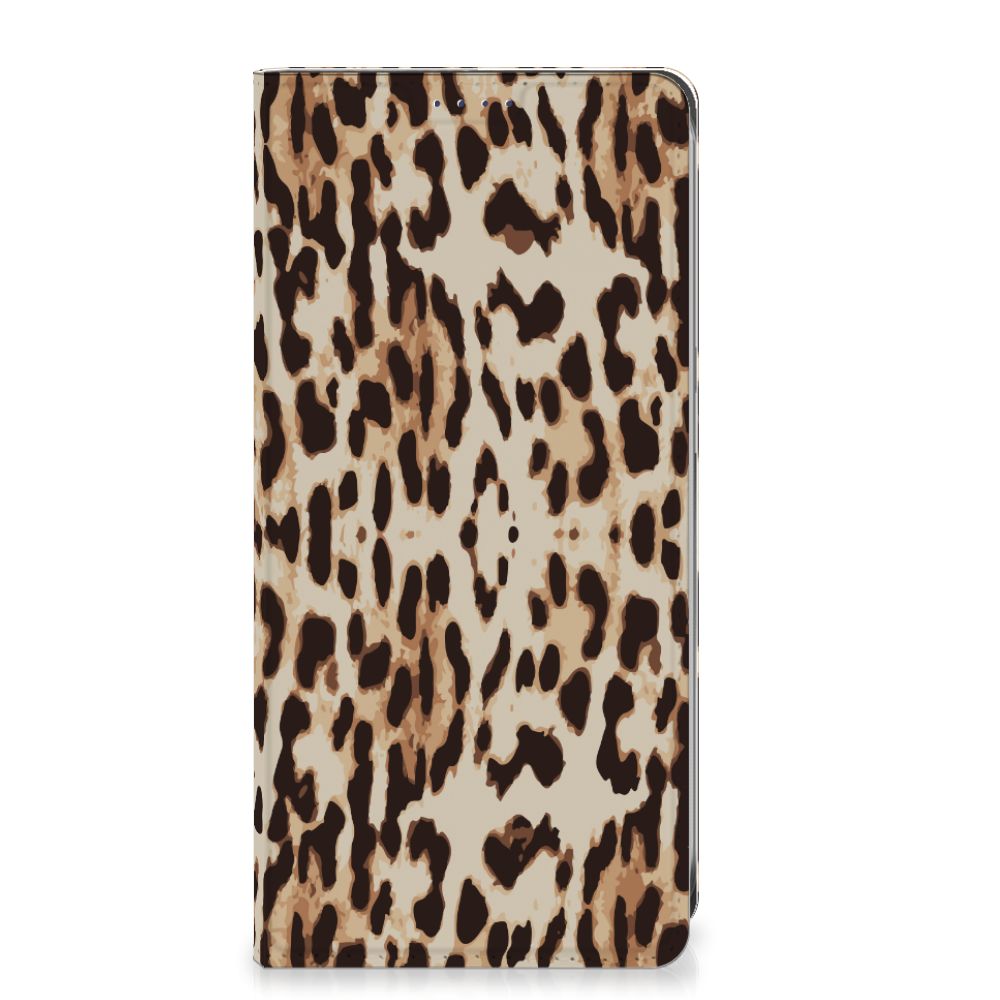 Samsung Galaxy S24FE Hoesje maken Leopard hoesje luipaardprint voorkant