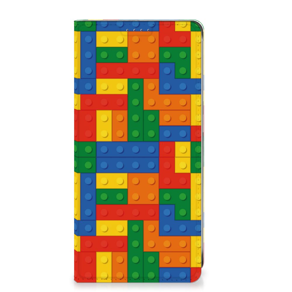 Samsung Galaxy S24FE Hoesje met Magneet Blokken design Lego voorkant