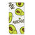 Samsung Galaxy S24FE Magnet Case Avocado Singing telefoonhoesje avocado's design front