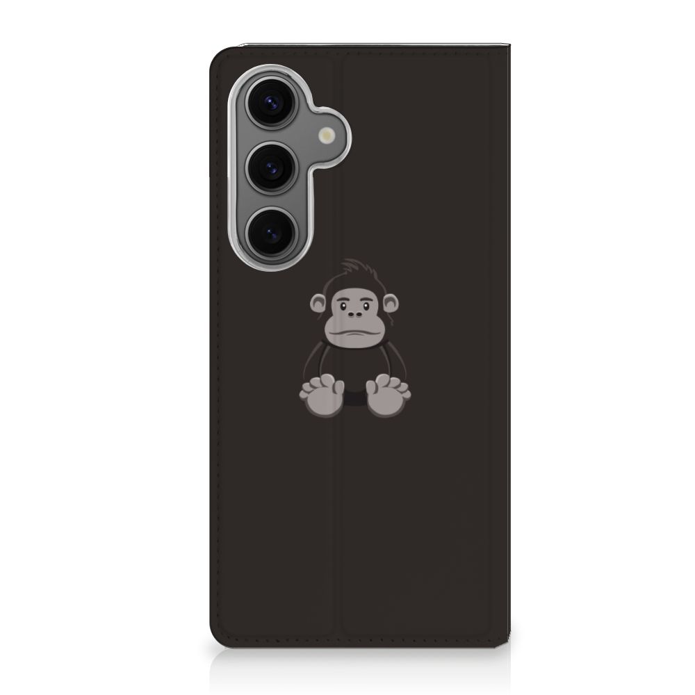 Samsung Galaxy S24FE Magnet Case Gorilla telefoonhoesje Gorilla ontwerp voorkant