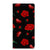 Samsung Galaxy S24FE Magnet Case Valentine telefoonhoesje design rozen harten aanzicht