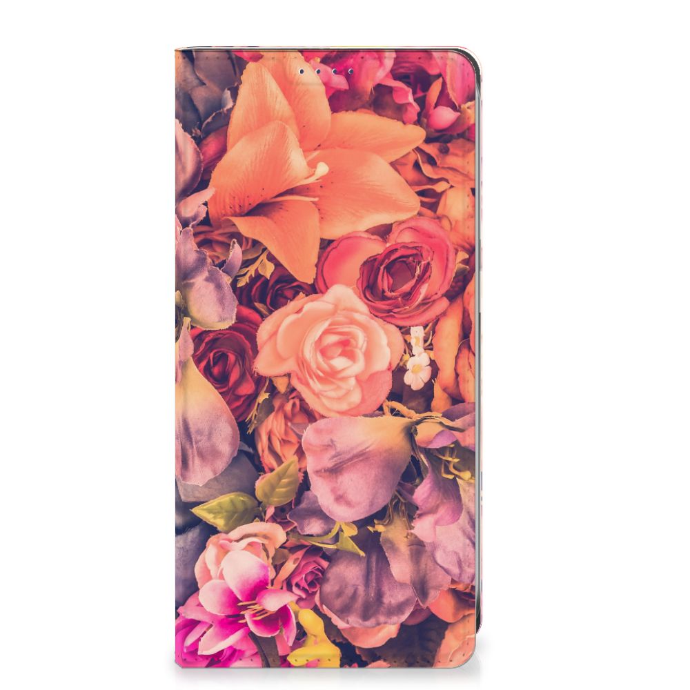 Samsung Galaxy S24FE Smart Cover Bosje Bloemen bloemen design voorkant