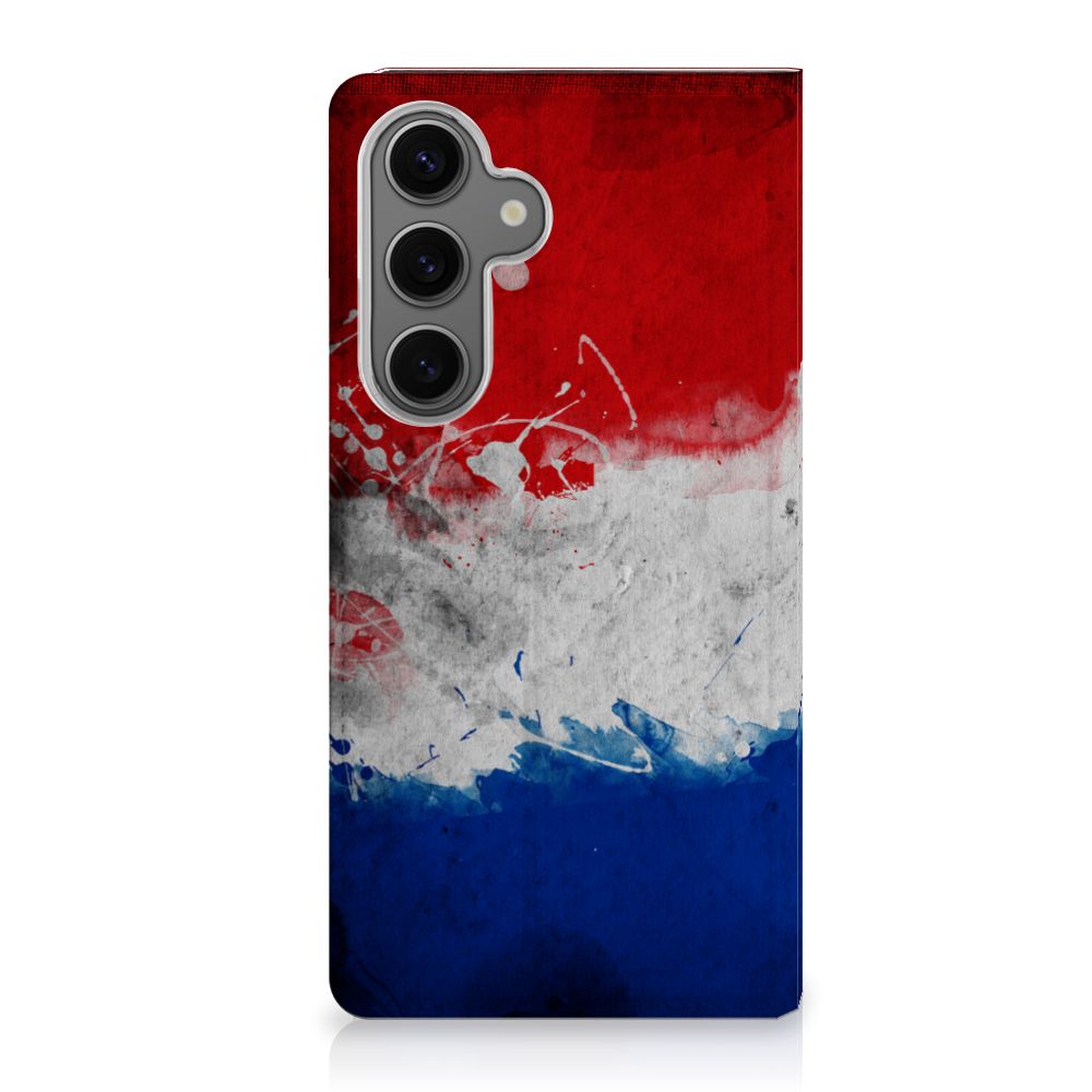 Samsung Galaxy S24FE Standcase Nederland design Nederlandse vlag voorkant