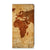 Samsung Galaxy S25 Book Cover Wereldkaart wereldkaart design voorkant