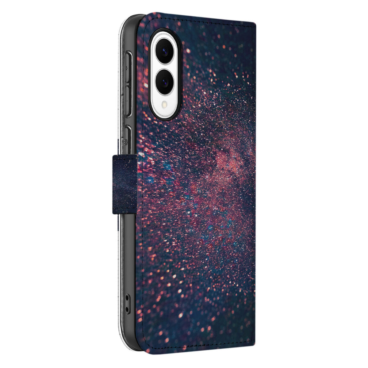 Samsung Galaxy S25 Edge Book Case Stars sterren design aanzicht