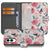 Samsung Galaxy S25 Edge Hoesje Butterfly Roses hoesje design rozen vlinders voorkant