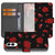 Samsung Galaxy S25 Edge Leuk Hoesje Valentine book case bloemen  voorkant