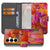 Samsung Galaxy S25 FE Bookcase Hoesje Tulips Met 3 Pasjes Kleurig bookcase hoesje design tulpen aanzicht