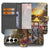 Samsung Galaxy S25 FE Flip Cover Bookcase Amsterdamse Grachten Zwart voorkant achterzijde schuin