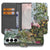Samsung Galaxy S25 FE Hoesje Met Pasjes Jungle Design PU-Leer jungle design aanzicht