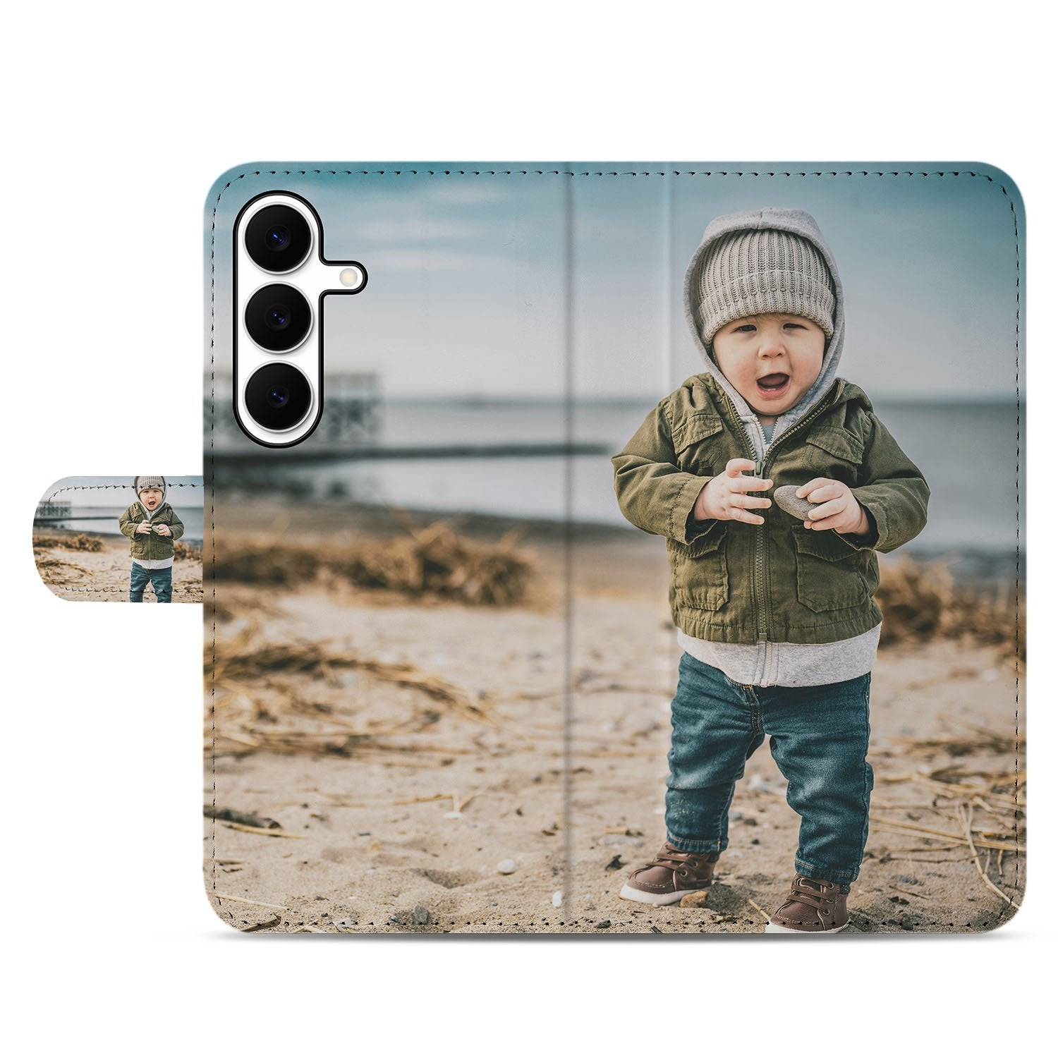 Samsung Galaxy S25 FE Portemonnee Hoesje ontwerpen met eigen Foto